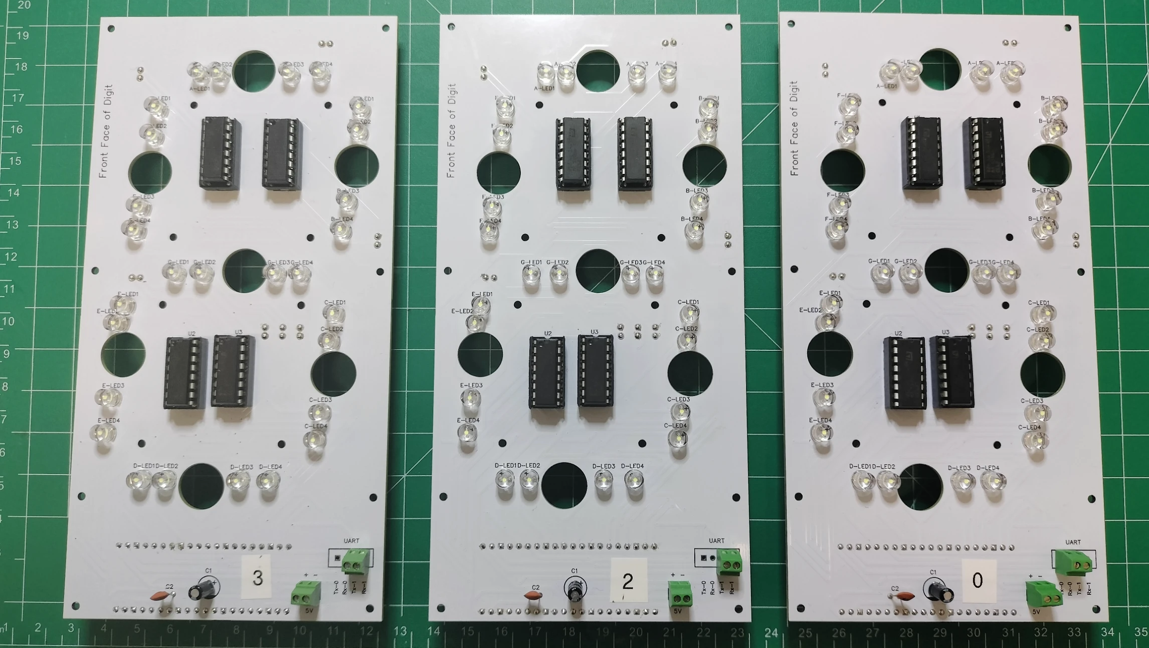 digit pcb front face